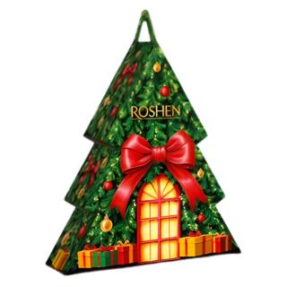 Christmas Gift Sweets Set Christmas Tree Рош новог.набор "Рождественская елка" 398g ROSHEN