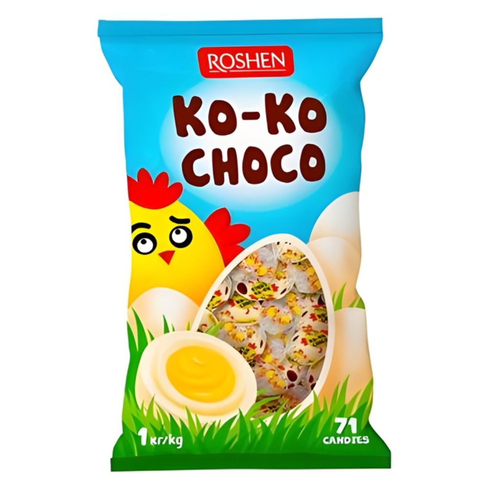 Σοκολατένια Αβγουλάκια - Шоколадные конф. Ко-Ко Чоко 1kg  ROSHEN