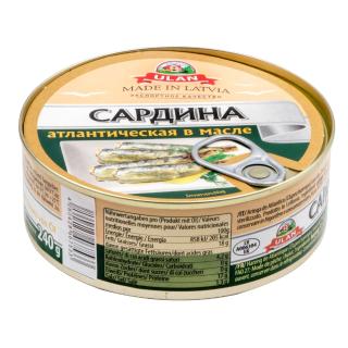 Σαρδέλες σε Λάδι - Сардины в масле 240g ULAN