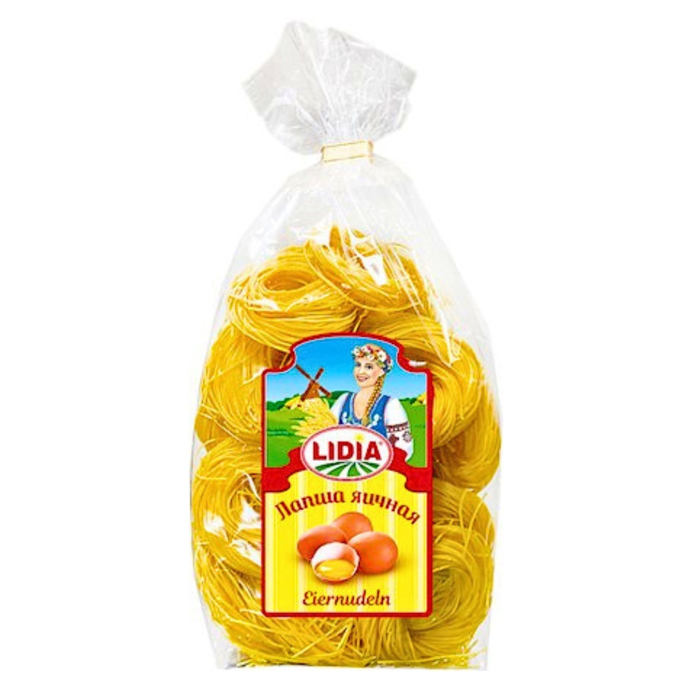 Vermicelli Noodles with 4 Eggs Nest Shaped - Лапша/Вермишель Гнёздышко 500g LIDIA