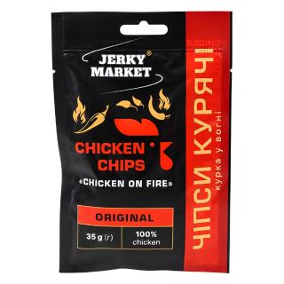 Πικάντικο Σνακ Κοτόπουλου 35g JERKY MARKET
