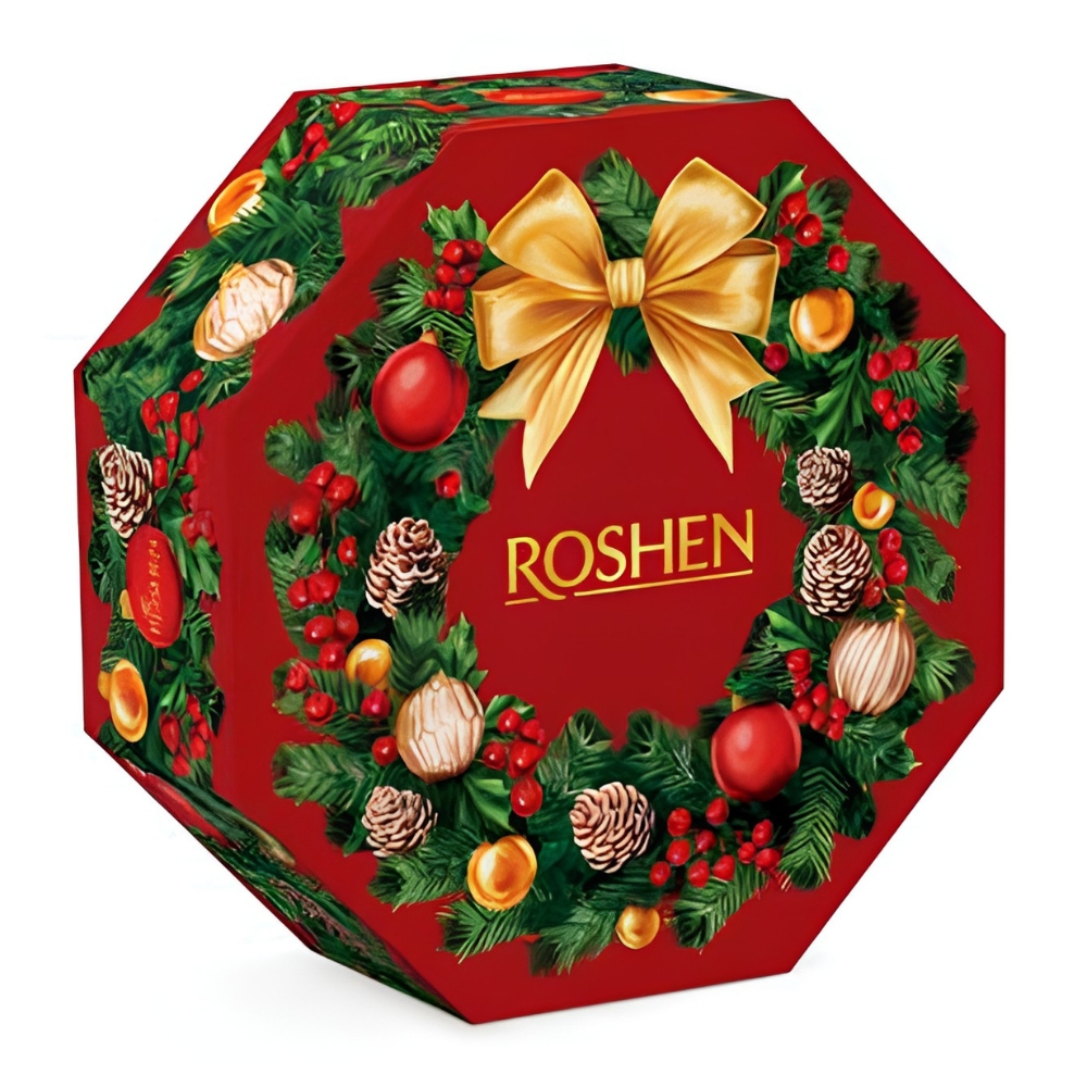 Ανάμεικτα Χριστουγεννιάτικα Γλυκά "Christmas Wreath" 599g ROSHEN