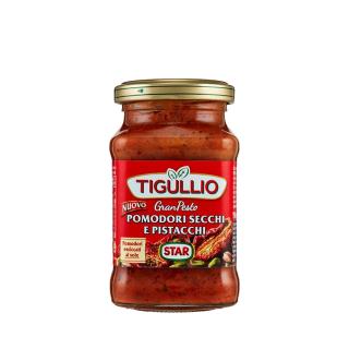 Sundried Tomato & Pistachio Pesto - Star Pesto Pomidori Secchi & Pistacchi 185g TIGULLIO