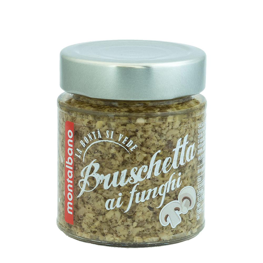 Bruschetta Spread with Mushrooms - Bruschetta Funghi 130g MONTALBANO