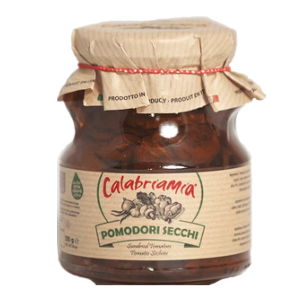 Sundried Tomato Paste with Mushrooms - Pate di Pomodori Secchi con Funghi 285g CALABRIAMIA