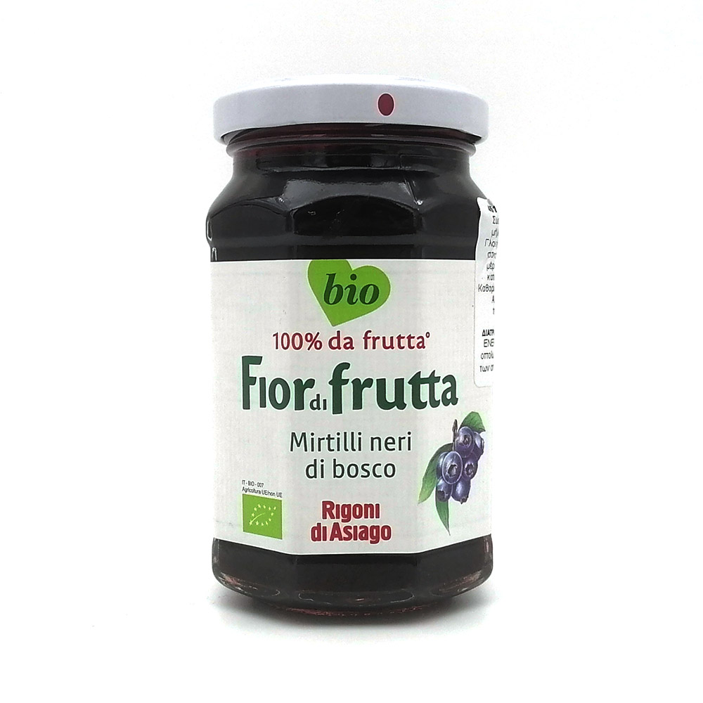 Βιολογική Μαρμελάδα Μύρτιλο 100% Φρούτο 250g RIGONI DI ASIAGO