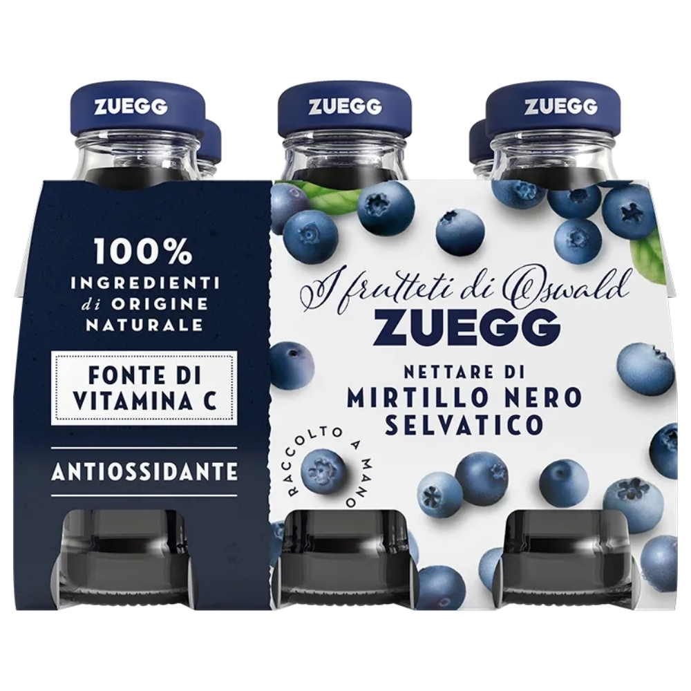 Blueberry Juice 6X125ml ZUEGG