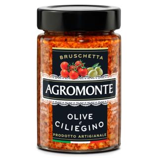 Olive and Cherry Tomato Bruschetta Spread Olive e Ciliegino 100g AGROMONTE