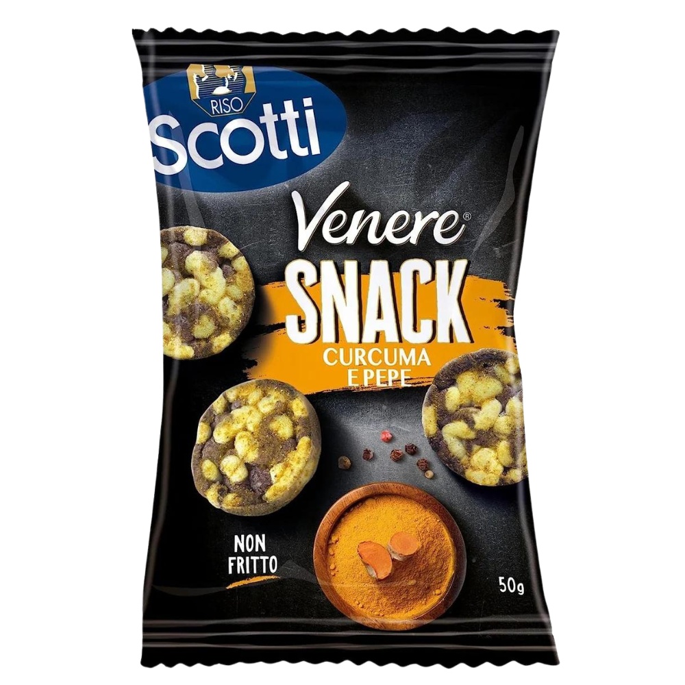 Snack Turmeric & Pepper Venere 50g SCOTTI