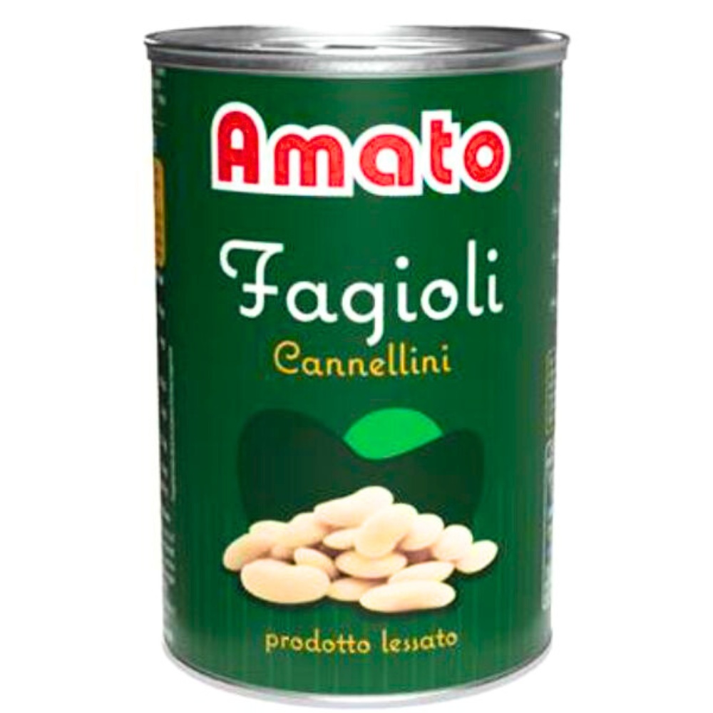 Boiled Canellini Beans 400g AMATO