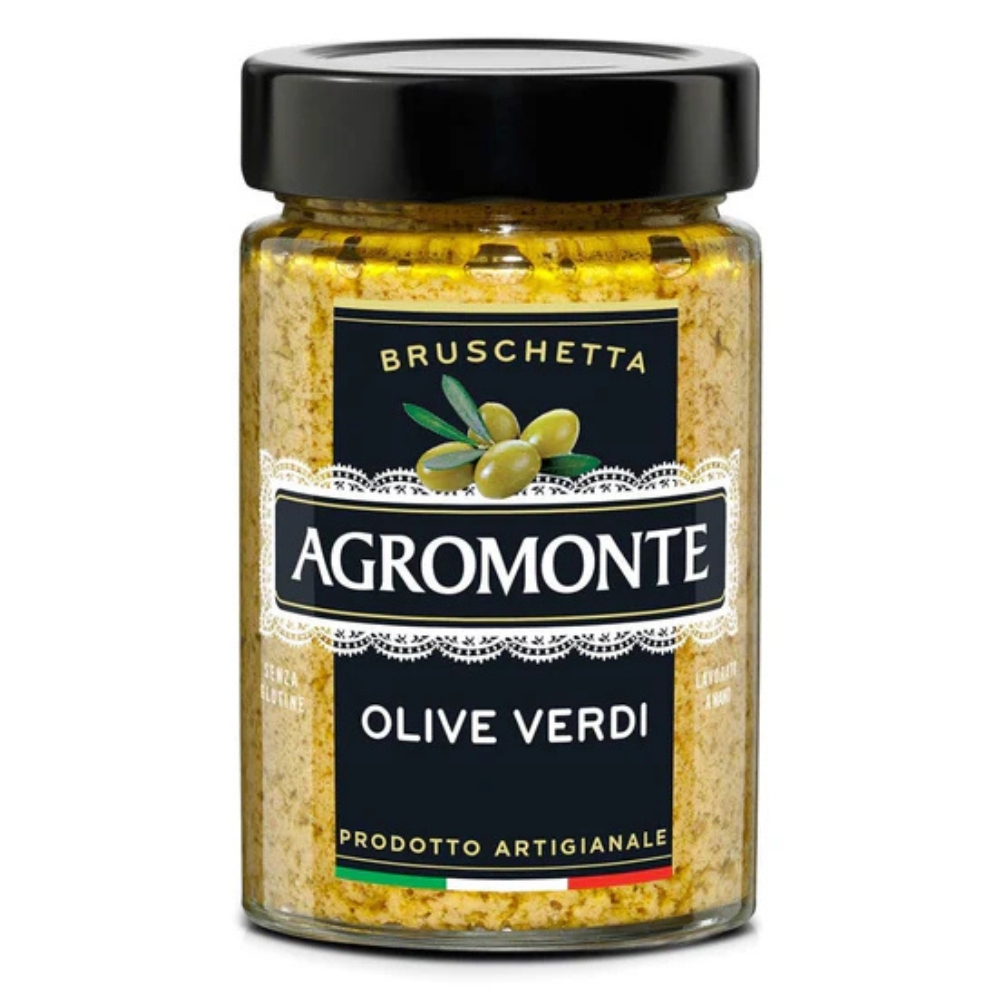 Green Olive Bruschetta Spread 100g AGROMONTE