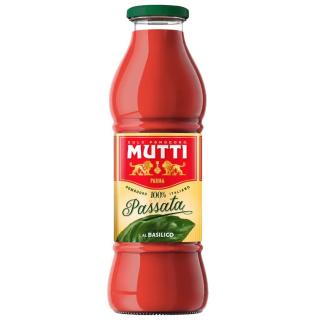 Tomato Puree with Basil - Passata di Pomodoro Basilico 700g MUTTI
