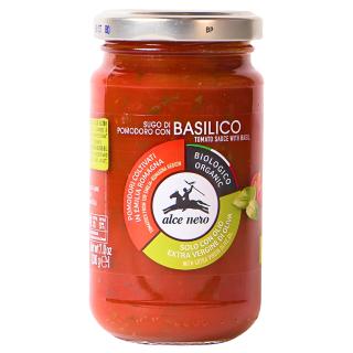 Organic Tomato Sauce with Basil - Sugo di Pomodoro con Basilico 200g ALCENERO