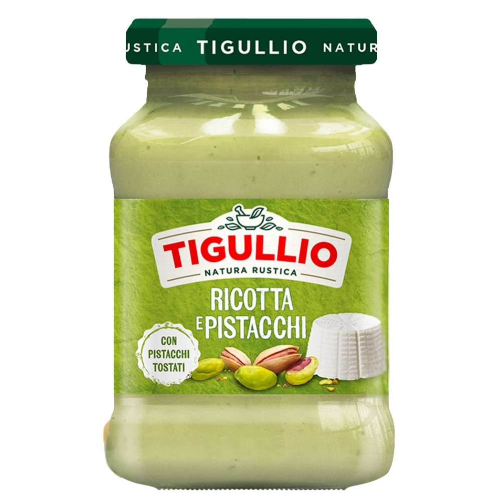 Ricotta  & Pistachio Pesto - Pesto Pistacchio & Ricotta 185g TIGULLIO