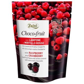 Dark Chocolate Balls with Raspberry & Cranberry Flavoured Filling 125g ZAINI