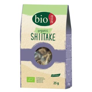 Organic Dried Shiitake Mushrooms 25g BIOASIA