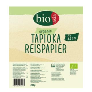 Organic Tapioca Rice Paper 22cm 200g BIOASIA