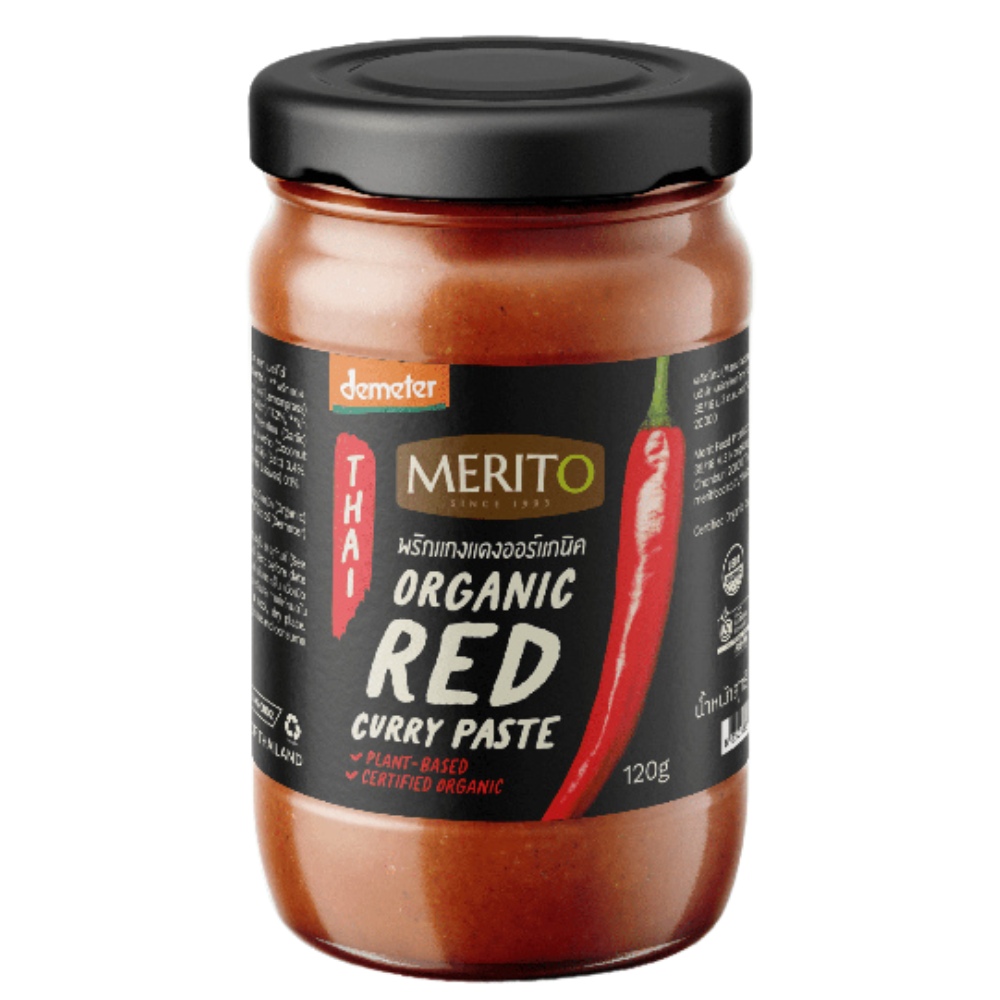 Organic Red Curry Paste 120g MERIT-O