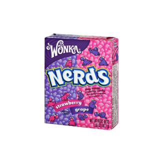 Καραμελάκια Nerds με Γεύση Σταφύλι & Φράουλα 47g WONKA