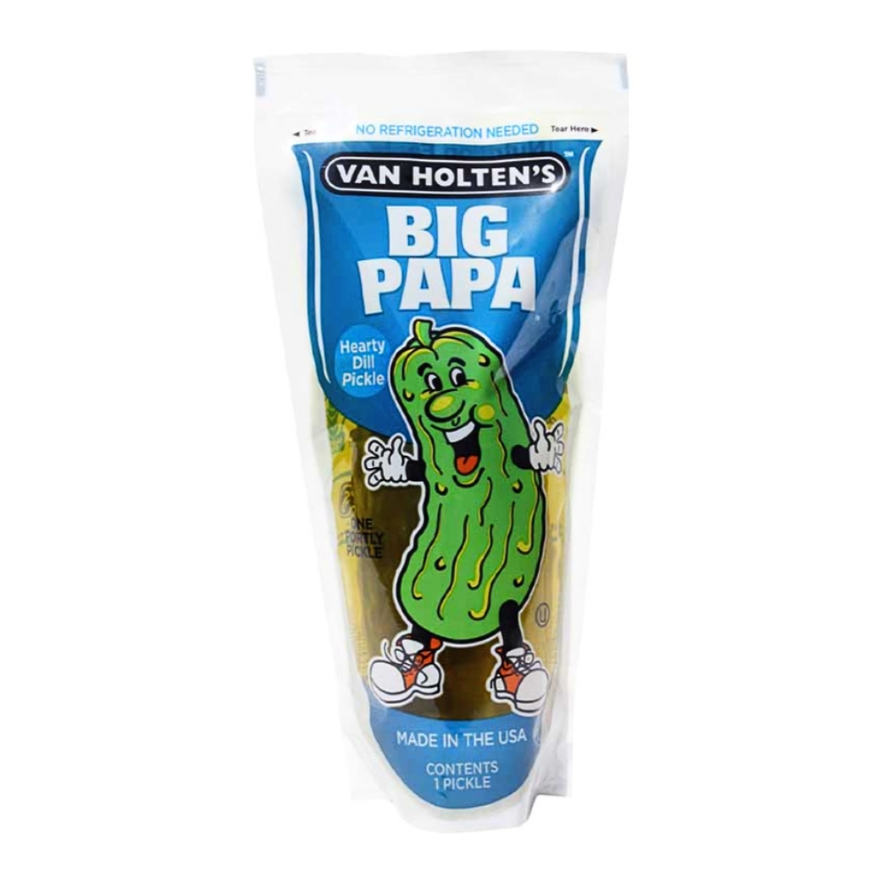 Cucumber Pickle Big Papa 196g VAN HOLTENS