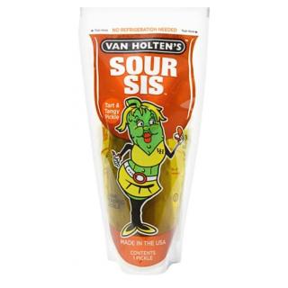 Sour Sis Cucumber Pickle Tart & Tangy 196g VAN HOLTENS