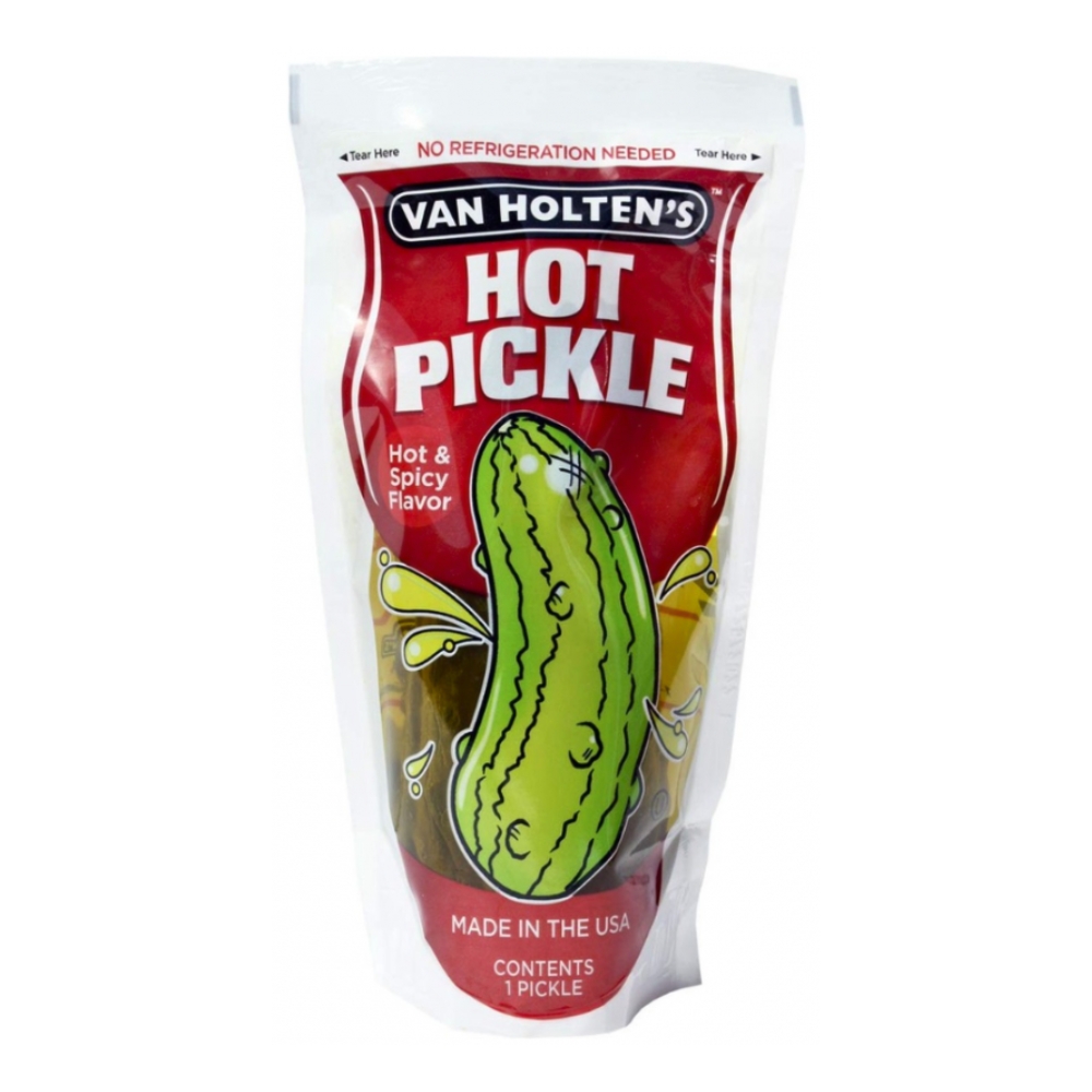 Hot & Spicy Cucumber Pickle 196g VAN HOLTEN'S