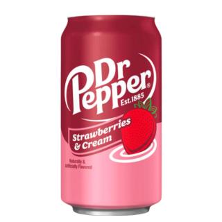 Strawberry Cream Soft Drink 355ml DR PEPPER