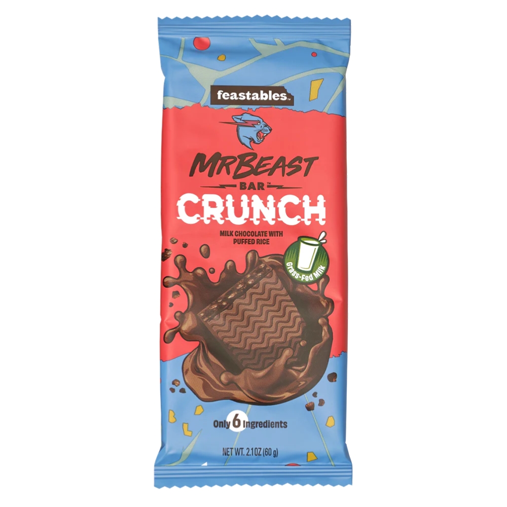 Crunch Milk Chocolate 60g MR BEAST