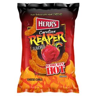Carolina Reaper Flavored Cheese Curls 28g HERR'S