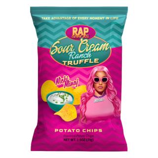 Nicki Minaj Sour Cream Ranch Truffle Chips 71g RAP SNACKS