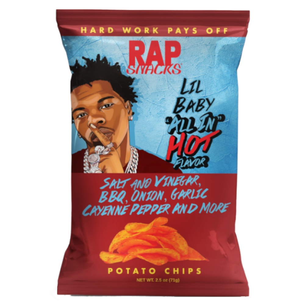 Lil Baby All in Hot Chips 71g RAP SNACKS