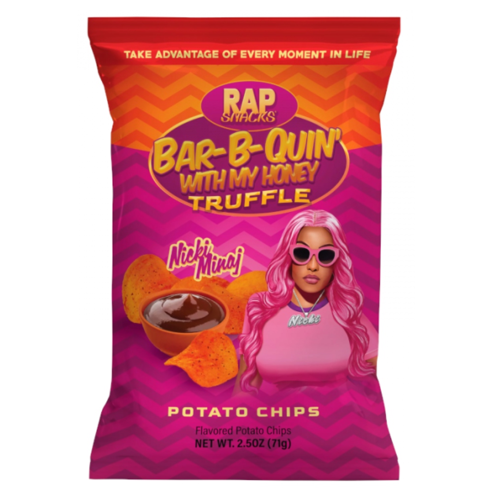 Nicki Minaj Bar-B-Quin with My Honey Truffle Chips 71g RAP SNACKS