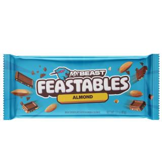 Σοκολάτα Γάλακτος με Αμύγδαλα Feastables 60g MR BEAST