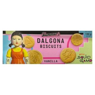 Μπισκότα Yummers Dalgona με Άρωμα Βανίλια 140g SQUID GAME