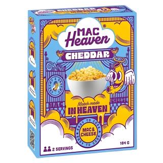 Στιγμιαίο Γεύμα Μακαρόνια με Τυρί Τσένταρ 184g MAC HEAVEN