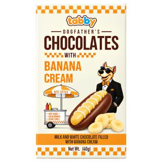 Γλύκισμα Hot Dog με Γεύση Μπανάνα 40g TABBY