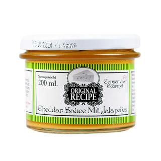 Cheddar Cheese Sauce with Jalapenos 200g CONCERVAS GOURMET