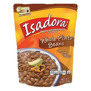 Whole Pinto Bean in Pouch - Frijoles Claros Enteros 454g ISADORA