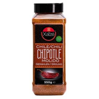 Chili Chipotle Powder - Chile Chipotle Molido 550g XATZE