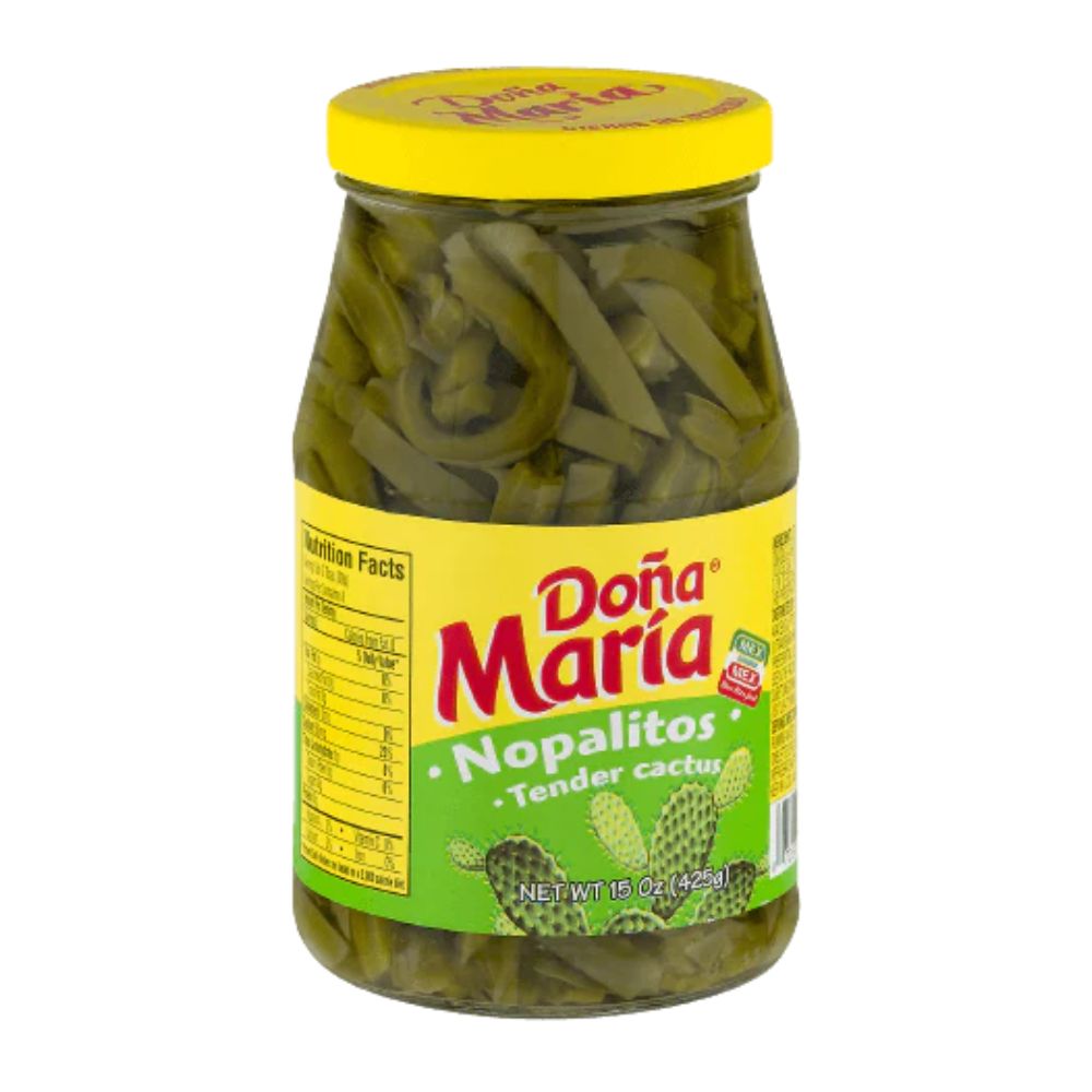 Nopales Cactus Strips in Water 425g DONA MARIA