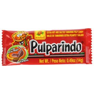 Pulparindo Hot&Salted Tamarind Candy 14g LA ROSA