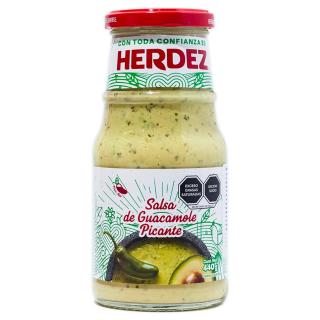 Καυτερή Σάλτσα Γκουακαμόλε 440g HERDEZ