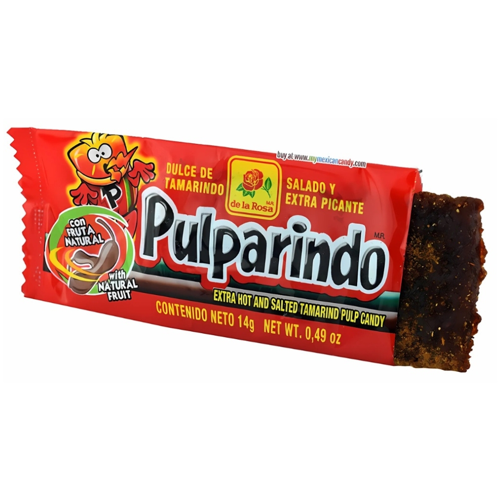 Pulparindo Hot&Salted Tamarind Candy CHAMOY 14g LA ROSA