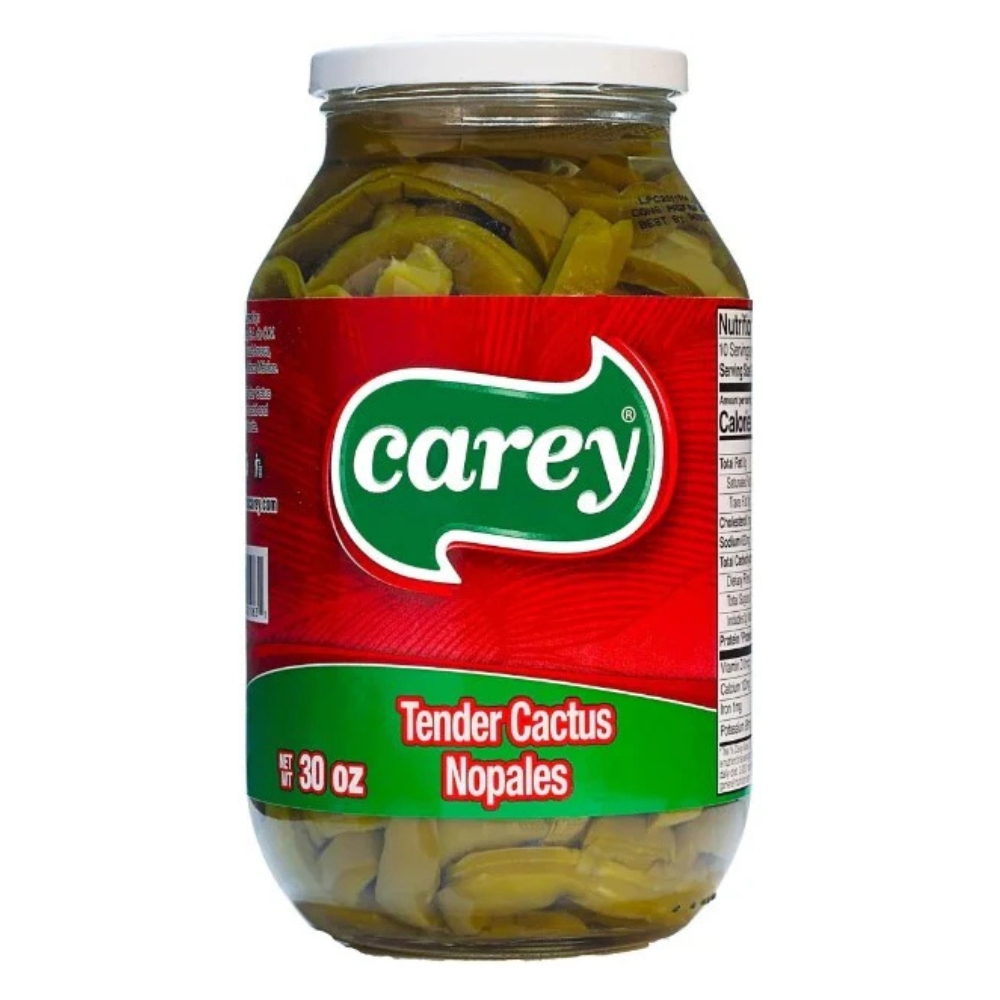 Φύλλα Κάκτους λωρίδες σε Νερό - Nopales Nachos 935g CAREY