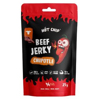 Καυτερό Σνακ Jerky με Γεύση Τσίλι Chipotle 25g HOT CHIP