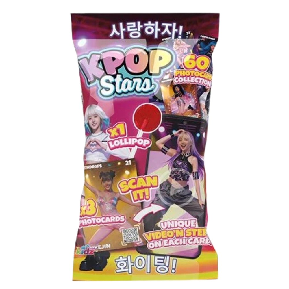Γλυφιτζούρι με 3 Συλλεκτικές Κάρτες 5,5g K-POP