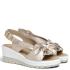 Imac 108290 Γυναικεία Ανατομική Πλατφόρμα Peep Toe Δερμάτινη Made in Italy - 1